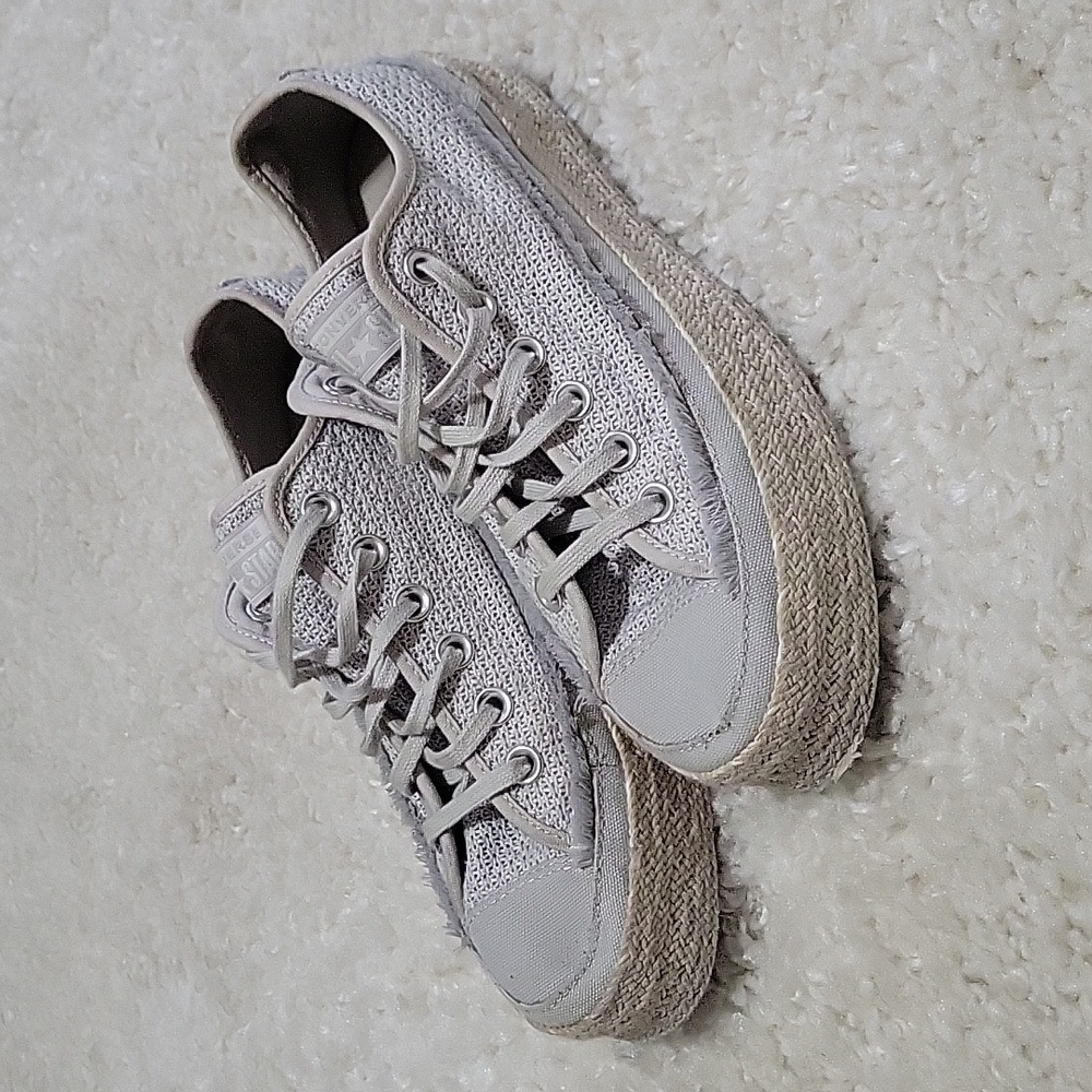 Converse Summer Getaway Chuck Taylor All Star grey, women's size 7.5